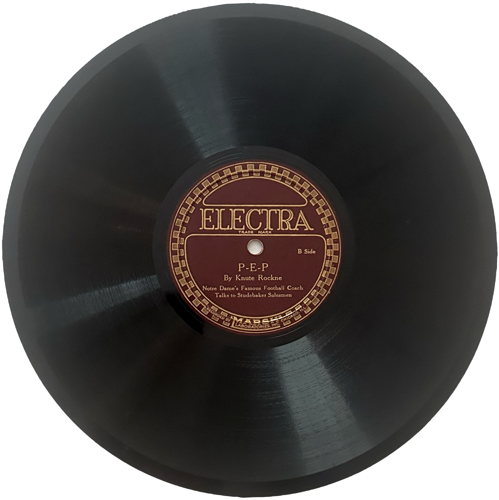 P-E-P by Knute Rockne The 'B' Side of the album with Knute Rockne's pep talk